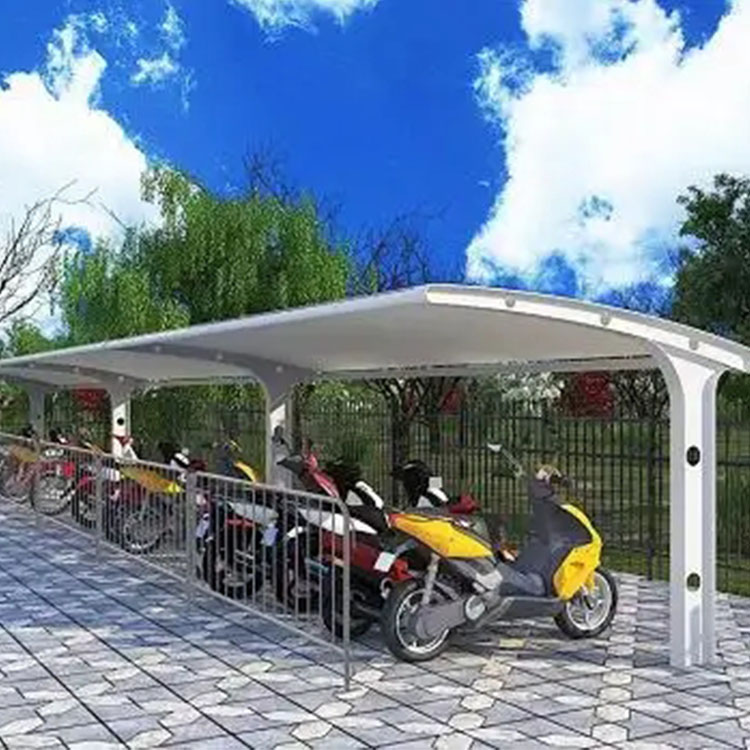 阿里膜结构电动车棚